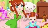 Barbie ve Küçük Kızı Giydir Oyunu
