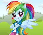 Equestria Girls Rainbow Dash Giydirme