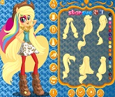 Rainbow Rocks Applejack Giydirme