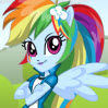 Equestrialı Rainbow Dash